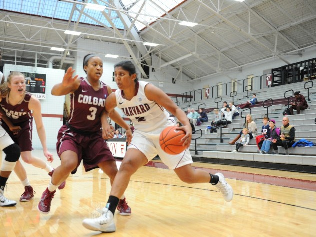 After adjusting to a new position in the post, Shilpa Tummala ’16 is shooting 45.5 percent from three-point range.
