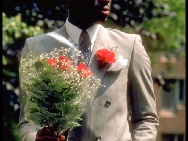 Photograph by Jim Harrison There are always flowers at Commencement. This bouquet was delivered in 1984.