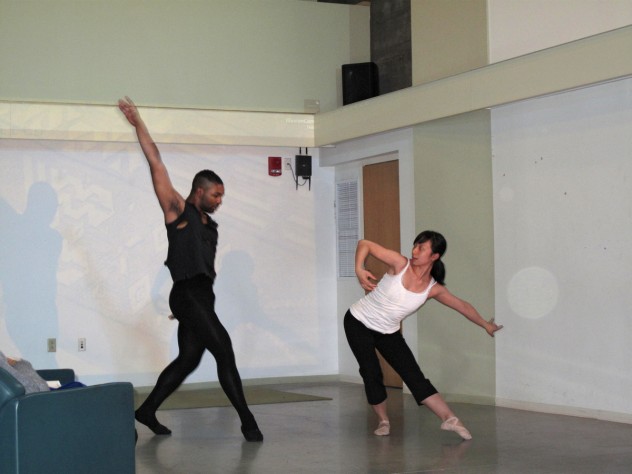 Photograph by Harvard Magazine/LL A scene from the three dances about spiders in Madagascar, “Silk,” “Sex,” and “Poison.”