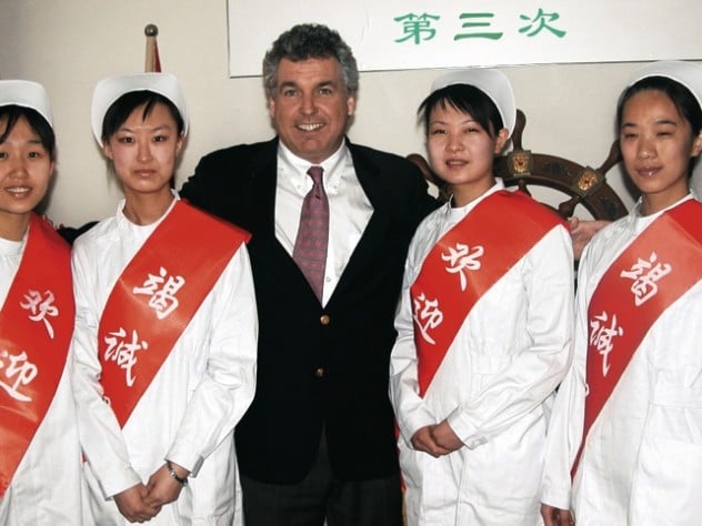 Photograph courtesy of Smile Train Smile Train has been especially active in China. Mullaney met these four nurses from Jinzhong No. 1 People’s Hospital, one of its partner institutions, in 2005.