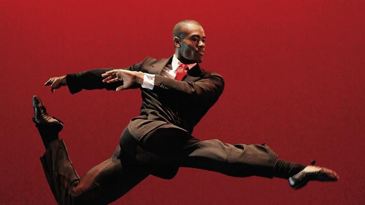 The Alvin Ailey American Dance Theater’s Jamar Roberts in Judith Jamison’s <i>Among Us (Private Spaces: Public Places)</i>; Jamison speaks at Radcliffe on April 27.
