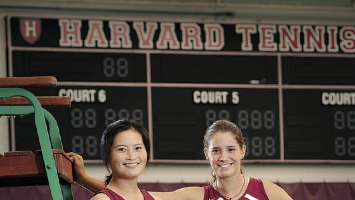 Holly Cao (left) and Samantha Rosekrans
