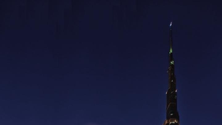 Burj Khalifa, in Dubai, United Arab Emirates, at 2,717 feet, is the world’s tallest tower.