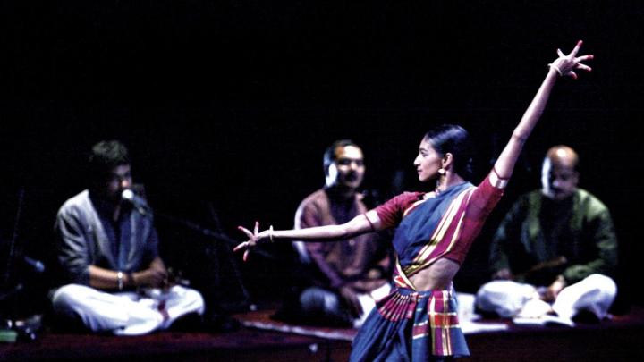 Shantala Shivalingappa performs at Boston's Institute of Contemporary Art in February.