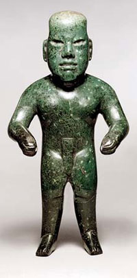 Jade figurine from the Olmec culture