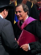 Rudenstine at commencement in 2000
