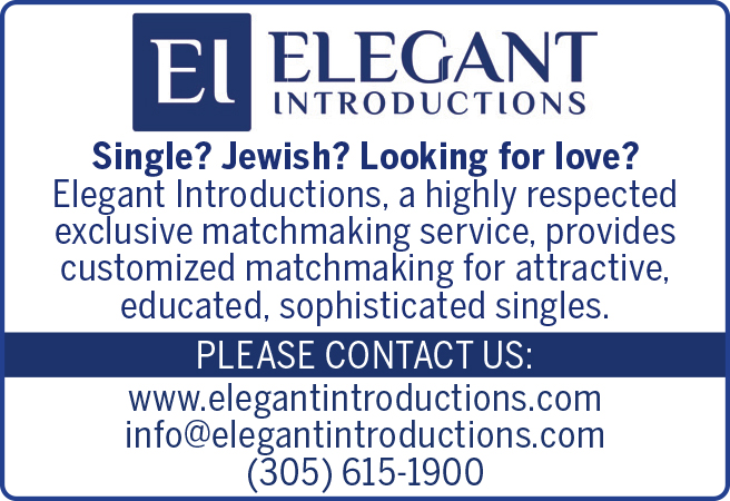  Single? Jewish? Looking for love? Elegant Introductions, a highly respected exclusive matchmaking service, provides customized matchmaking for attractive, sophisticated singles.
