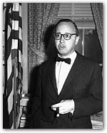 Schesinger announces his resignation as a White House special adviser, January 1964.