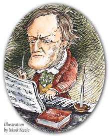 Wagner. Illustration by Mark Steele.