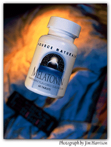 Melatonin. Photograph by Jim Harrison.