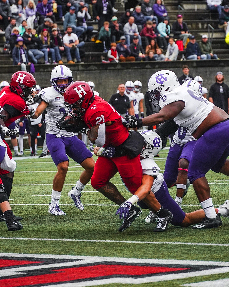 Football 2022 Holy Cross 30Harvard 21 Harvard Magazine