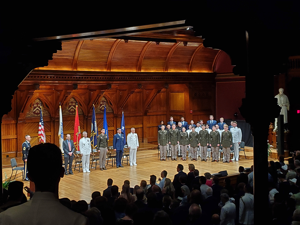 ROTC in Sanders Theater