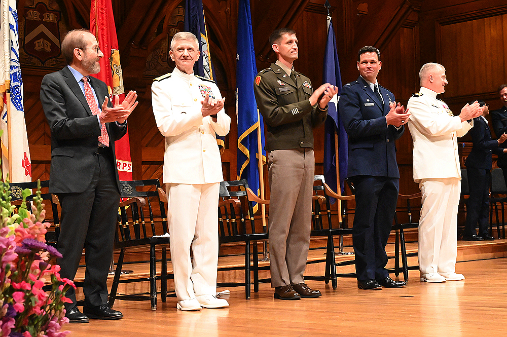 ROTC ceremony