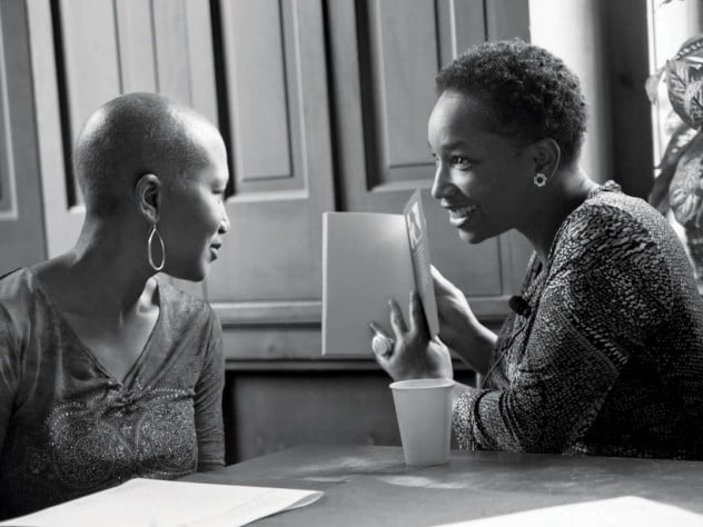 Janice Lowe and Tisa Bryant in Washington, D.C., 2012