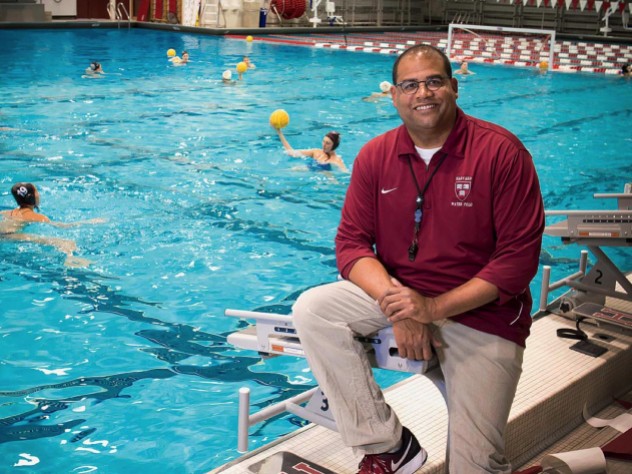 Ted Minnis is Harvard’s winningest water polo coach—his path to Blodgett Pool included a few detours and sharp turns.