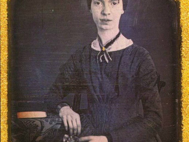 The only known daguerreotype of Dickinson, taken in her teens