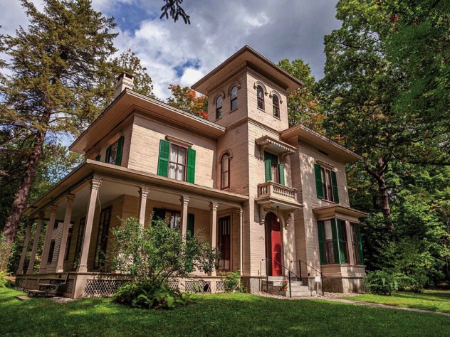 Photograph of The Evergreens, an 1856 Italianate house