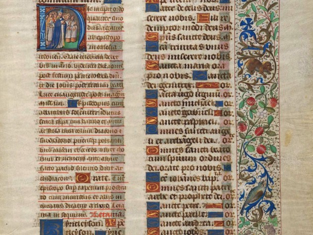 Illuminated manuscript page