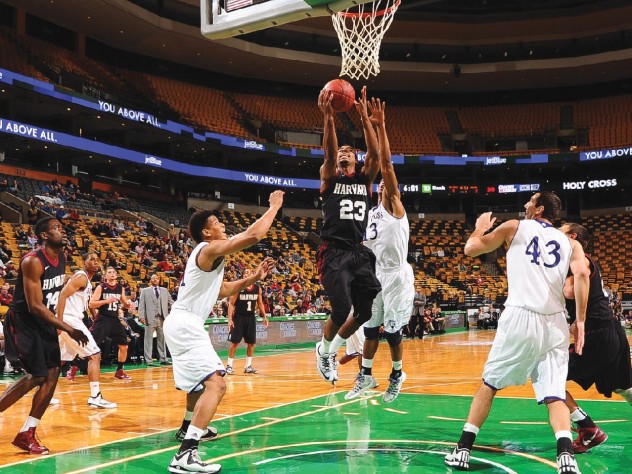 Photograph by Steve Banineau After an extraordinary collegiate career, Wesley Saunders ’15 is seeking to join Jeremy Lin ’10 in the NBA.
