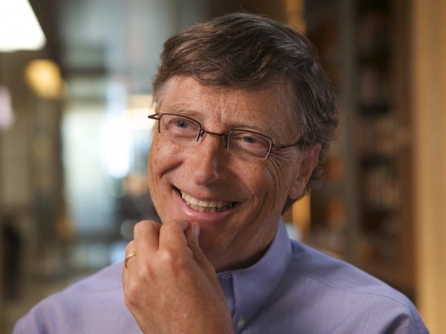 bill gates talks with students harvard magazine