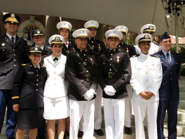 The Harvard ROTC class of 2016