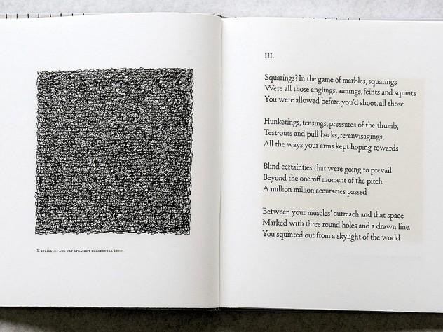Photograph by ToniBird Photography <i>Squarings</i> (2003), a collection of poems by Seamus Heaney, is illustrated with Sol LeWitt’s self-described “scribbles,”.
