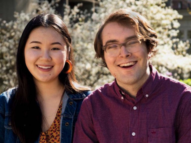 Photograph of Julie Chung and Drew Pendergrass
