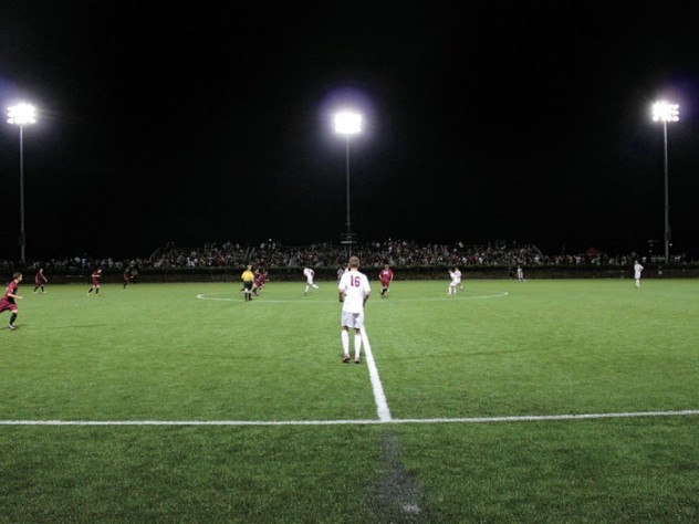 Illuminated, artificial-turf Soldiers Field Soccer Stadium opens ...