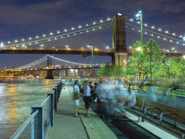 Photograph by Etienne Frossard On Pier 1: carefully designed and sited lighting along the water’s edge
