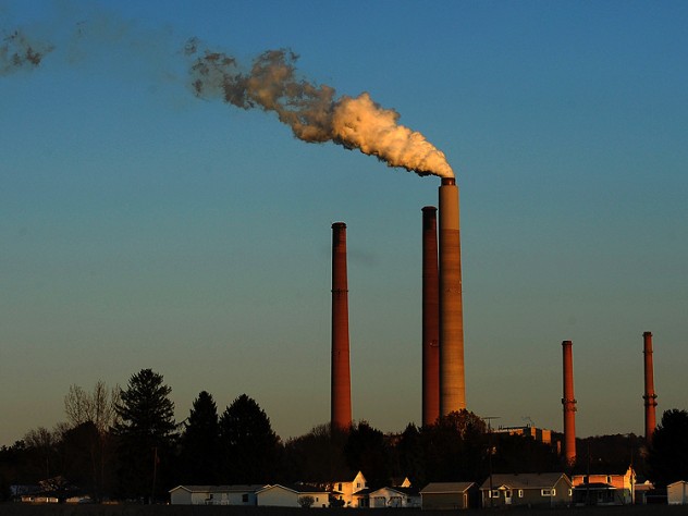 A coal burning power plant in Scottsdale, Arizona