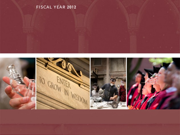 harvard 2012 annual financial report shows break even year harvard