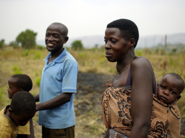 Photograph by Ian MacLellan With a loan from SHIP, Bashir Barigye and his wife, Hajara, have built a flourishing form and can afford school fees for their children.