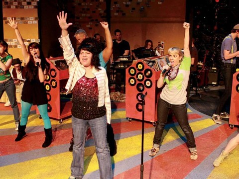 Production still of "High Fidelity"