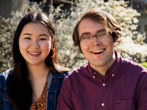 Photograph of Julie Chung and Drew Pendergrass