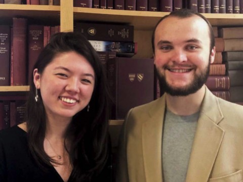 Photo of Michelle Walsh and Benjamin Roy