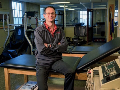 Photograph of athletic and sports medicine trainer Brant Berkstresser