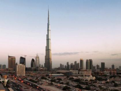 Burj Khalifa, in Dubai, United Arab Emirates, at 2,717 feet, is the world’s tallest tower.
