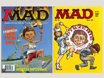 Two MAD Magazine covers