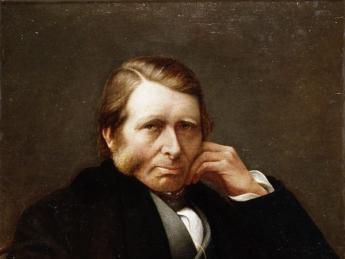 Portrait of Ruskin by Charles Herbert Moore