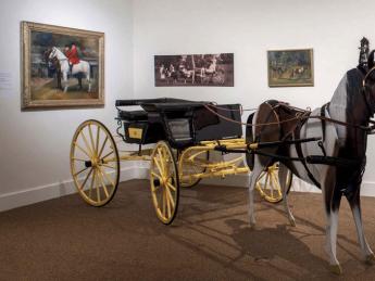 A child’s horse-drawn carriage from 1907
