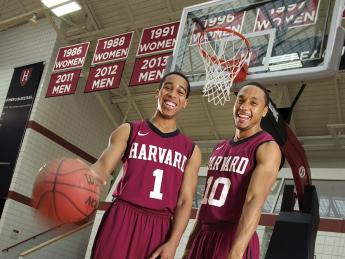 Point-guard pair: Siyani Chambers (left) and Brandyn Curry 