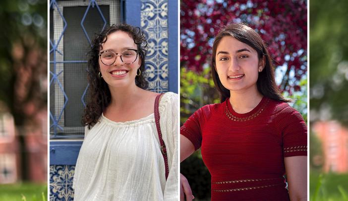 Serena Jampel (left) and Yasmeen Khan (right)