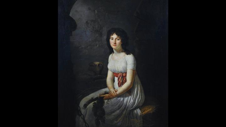 Térézia Tallien portrait by Jean-Louis Laneuville (1796)