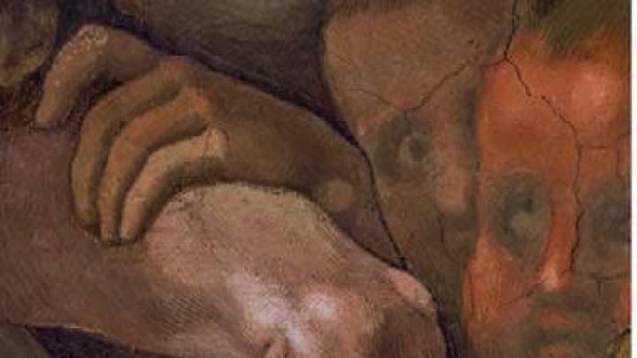 Michelangelo image of a weirdly bent index finger from the Sistine Chapel