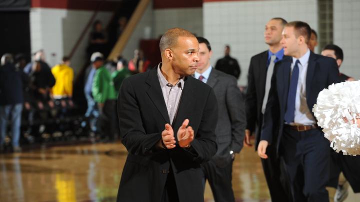 Tommy Amaker, the Stemberg Family head coach of men's basketball, is trying to keep his team calm and focused amid the postseason upheaval. 