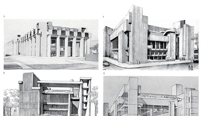 Designs for Paul Rudolph&rsquo;s iconic, controversial Yale Art &amp; Architecture build&shy;ing, 1959-1961