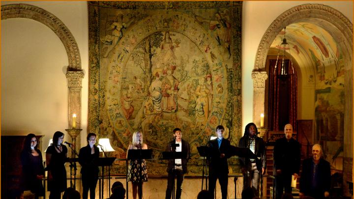  Grammy-winning vocal ensemble Roomful of Teeth performs at Dumbarton Oaks.