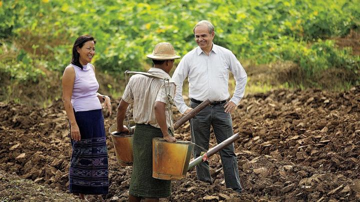 Debbie Aung Din Taylor and Jim Taylor have built a social enterprise devoted to improving rural farmers&rsquo; lives&mdash;in some cases, literally by making their burdens lighter.