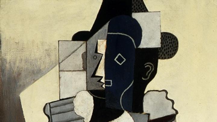 <em>Harlequin, </em>a 1918 work by Pablo Picasso, is part of the Pulitzer gift.